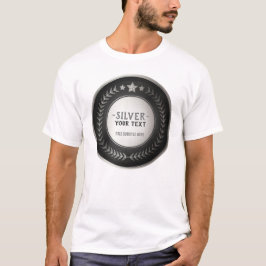 Camiseta PERSONALIZADO IMPRIMIR DIY MEDAL Silver Champion E