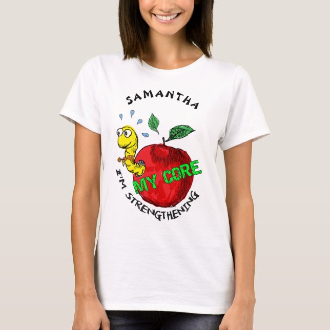 Camiseta Personalizado invasor de Apple (Anverso)