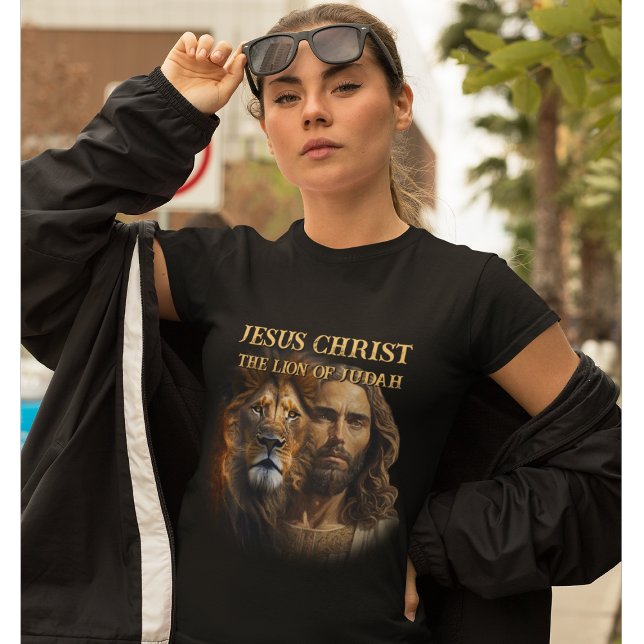 Camiseta personalizado Jesucristo El León De Judá (Subido por el creador)