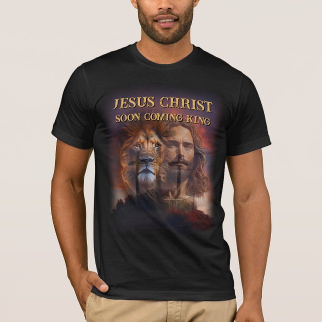 Camiseta personalizado Jesucristo pronto vendrá Re (Anverso)