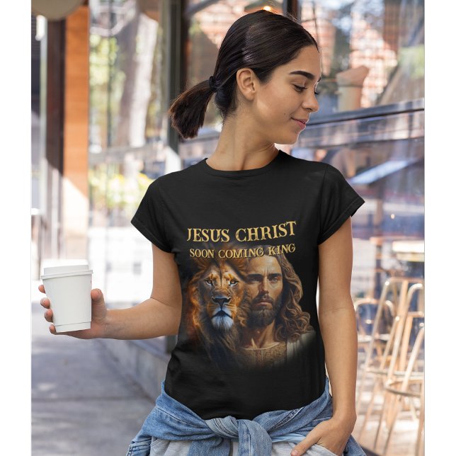 Camiseta personalizado Jesucristo pronto vendrá Re (Subido por el creador)
