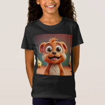 Personalizado juguetón animal para Chicas - Brilla