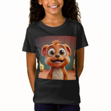 Personalizado juguetón animal para Chicas - Brilla