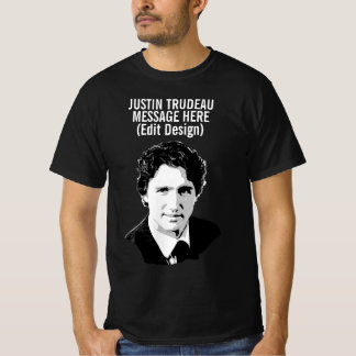 CAMISETA PERSONALIZADO JUSTIN TRUDEAU