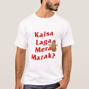 Camiseta Personalizado Kaisa Laga Mera Mazak Desi Indio Gra