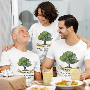 Camiseta Personalizado Keepsake de la Reunión Familiar