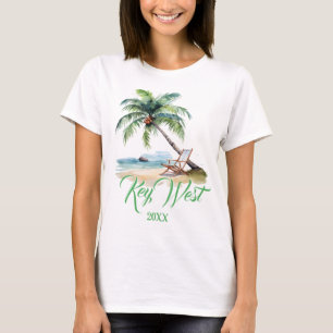 Camiseta Personalizado Key West Beach