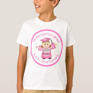 Camiseta Personalizado Kindergarten Graduados Chicas divert