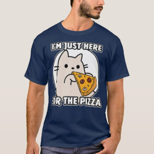Camiseta Personalizado Kitten por la pizza