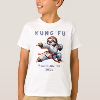 Personalizado Kung Fu Martial Arts Location Date N