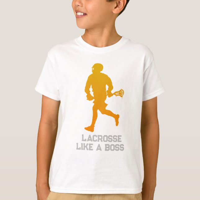 Camiseta Personalizado Lacrosse Player (Anverso)