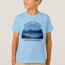 Camiseta Personalizado Lake House Summer Family Vacaciones 