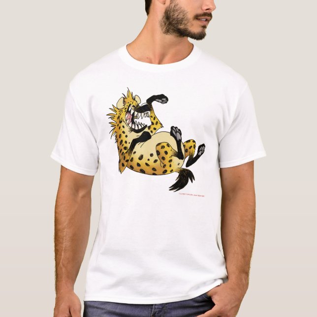 Camiseta Personalizado Laughing Hyena T-Shirt (Anverso)