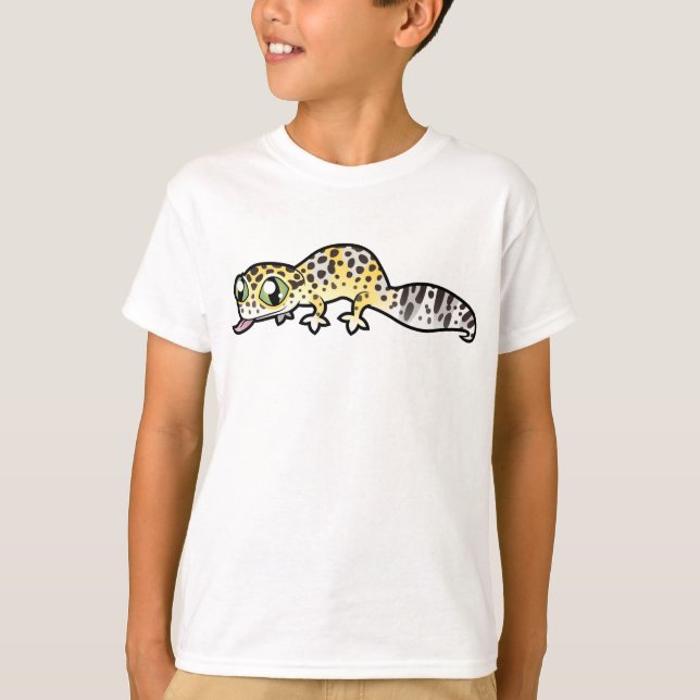 Camiseta Personalizado Leopard Gecko (Anverso)