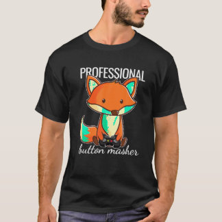Camiseta Personalizado lindo Bebé Fox botón profesional Mas