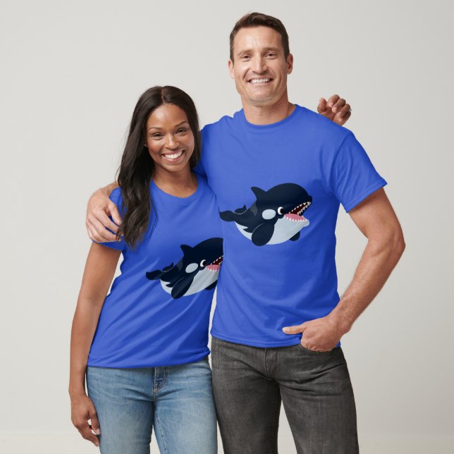 Camiseta Personalizado lindo bebé Orca T-Shirt (Unisexo)