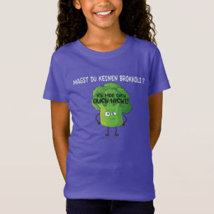 Camiseta Personalizado lindo Broccoli no le gusta el bebé d