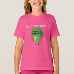 Camiseta Personalizado lindo Broccoli no te gusta el brócol