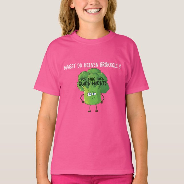 Camiseta Personalizado lindo Broccoli no te gusta el brócol (Anverso)