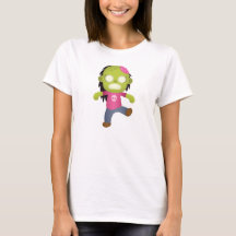 Personalizado lindo Chica Zombie