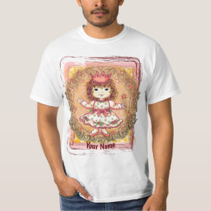 Camiseta personalizado Little Girl Princess