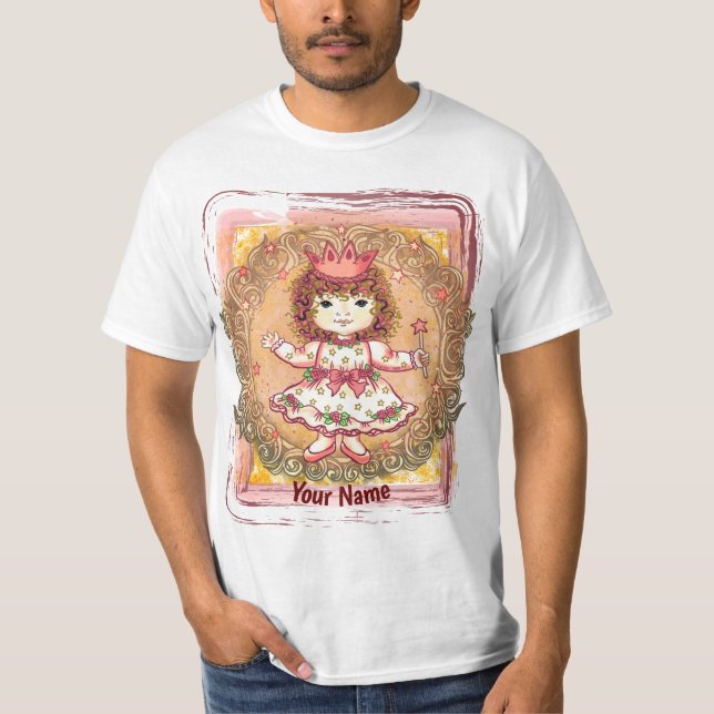 Camiseta personalizado Little Girl Princess (Anverso)