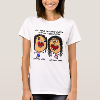 Camiseta Personalizado loca hermana