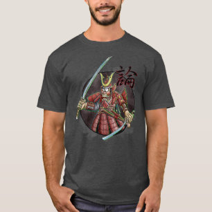 Camiseta Personalizado loco Samurai 