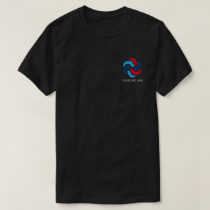 Camiseta Personalizado Logotipo sencillo y negocio de texto
