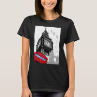Personalizado London Red Phone Box Big Ben Clock