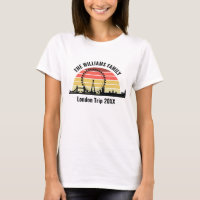 Personalizado London Vacation Sunset Women