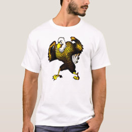 Camiseta Personalizado luchando contra el águila