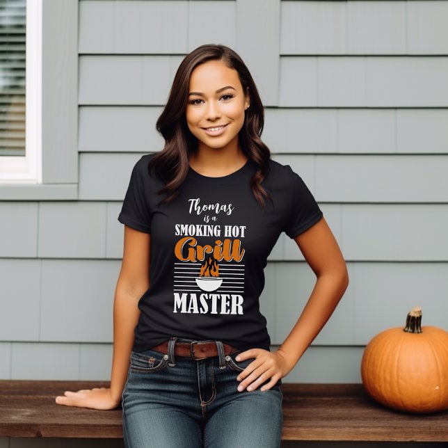 Camiseta Personalizado maestro de parrilladas calientes par (Subido por el creador)