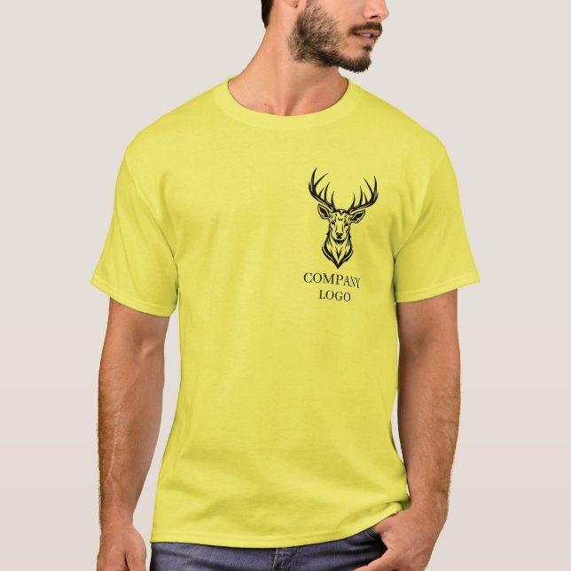 Camiseta Personalizado Marca comercial Logo QR Scan Code Te (Anverso)