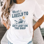 Camiseta Personalizado más probable en crucero de grupo de<br><div class="desc">Prepárate para dar la vuelta a la cabeza y tomar algunas risas con nuestros divertidísimos camisetas de crucero "Más probables de"! Perfecto para su próxima familia, amigo o crucero de soltera, estos camisetas están garantizados para añadir algo de diversión y personalidad a su grupo. Cada camisa se puede personalizar con...</div>
