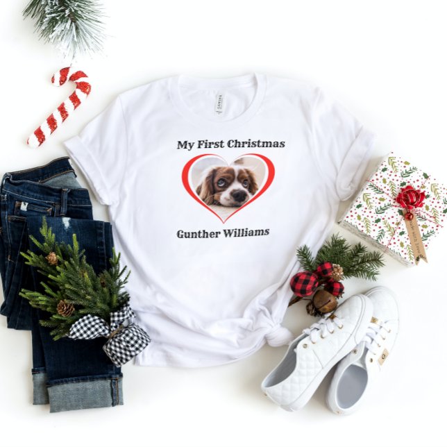 Camiseta Personalizado Mascota Foto de perro Primer Mascota (Subido por el creador)