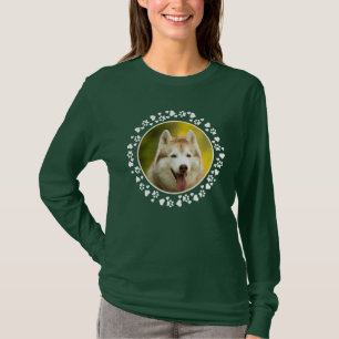 Camiseta Personalizado Mascota foto Perro pinta con pintura