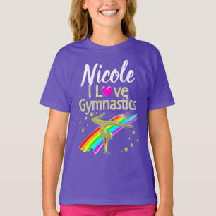 CAMISETA PERSONALIZADO ME ENCANTA EL DISEÑO DE GIMNASTICAS