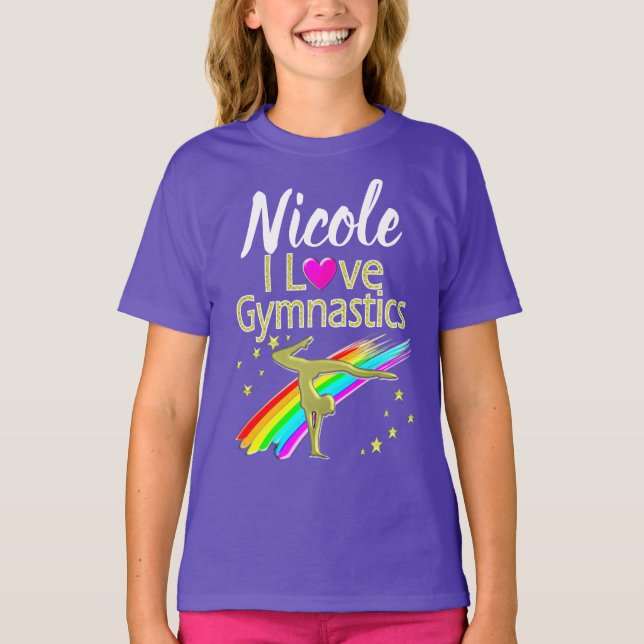 CAMISETA PERSONALIZADO ME ENCANTA EL DISEÑO DE GIMNASTICAS (Anverso)