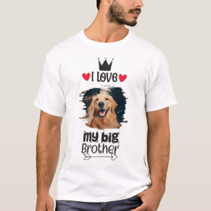 Camiseta Personalizado Me Encanta La Foto De Mi Perro Big B
