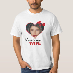 Camiseta Personalizado, me encanta mi foto del corazón de m