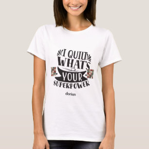 Camiseta Personalizado me pregunto cuál es tu superpoder