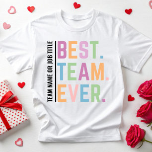 Camiseta Personalizado Mejor Equipo De Trabajo De Ever Equi
