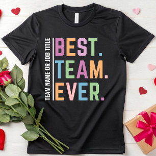 Camiseta Personalizado Mejor Equipo De Trabajo De Ever Equi