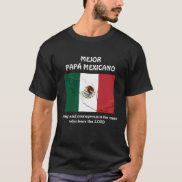 Camiseta Personalizado MEJOR PAPÁ MEXICANO