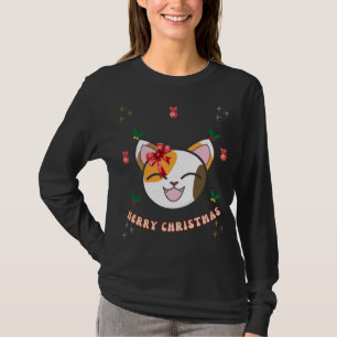 Camiseta Personalizado Merry Christmas Mascota