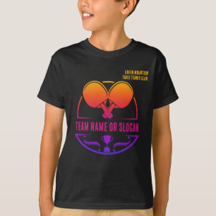 Camiseta Personalizado Mesa Tennis Team Name Club League
