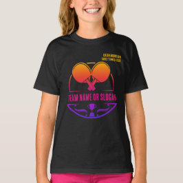 Camiseta Personalizado Mesa Tennis Team Name Club League