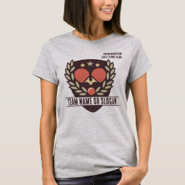 Camiseta Personalizado Mesa Tennis Team Name Club League