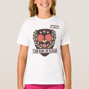 Camiseta Personalizado Mesa Tennis Team Name Club League